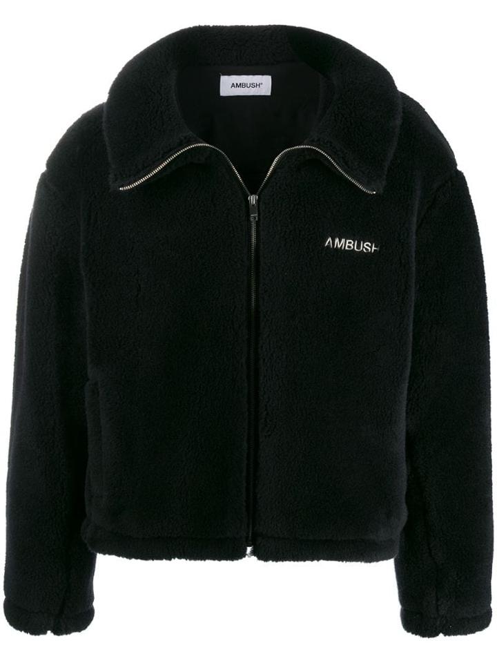 Ambush Fleece Bomber Jacket - Black