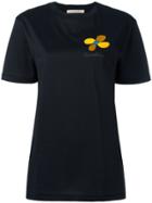 Christopher Kane Embroidered Flower Unisex T-shirt - Black