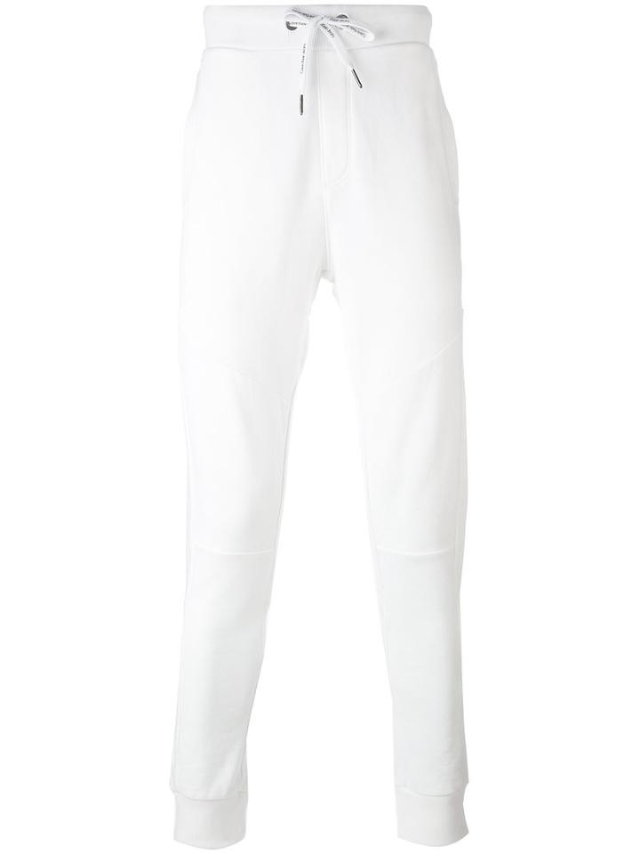 Calvin Klein Jeans - Drawstring Sweatpants - Men - Cotton - S, White, Cotton