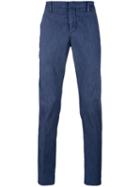 Dondup Gaubert Chinos, Men's, Size: 32, Blue, Cotton/polyester/spandex/elastane