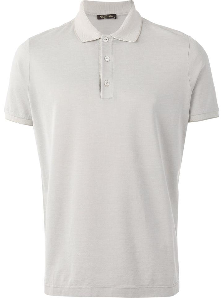 Loro Piana Classic Polo Shirt, Men's, Size: Xl, Nude/neutrals, Silk/cotton