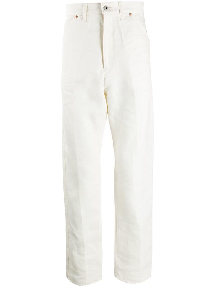 Junya Watanabe Straight Leg Trousers - White