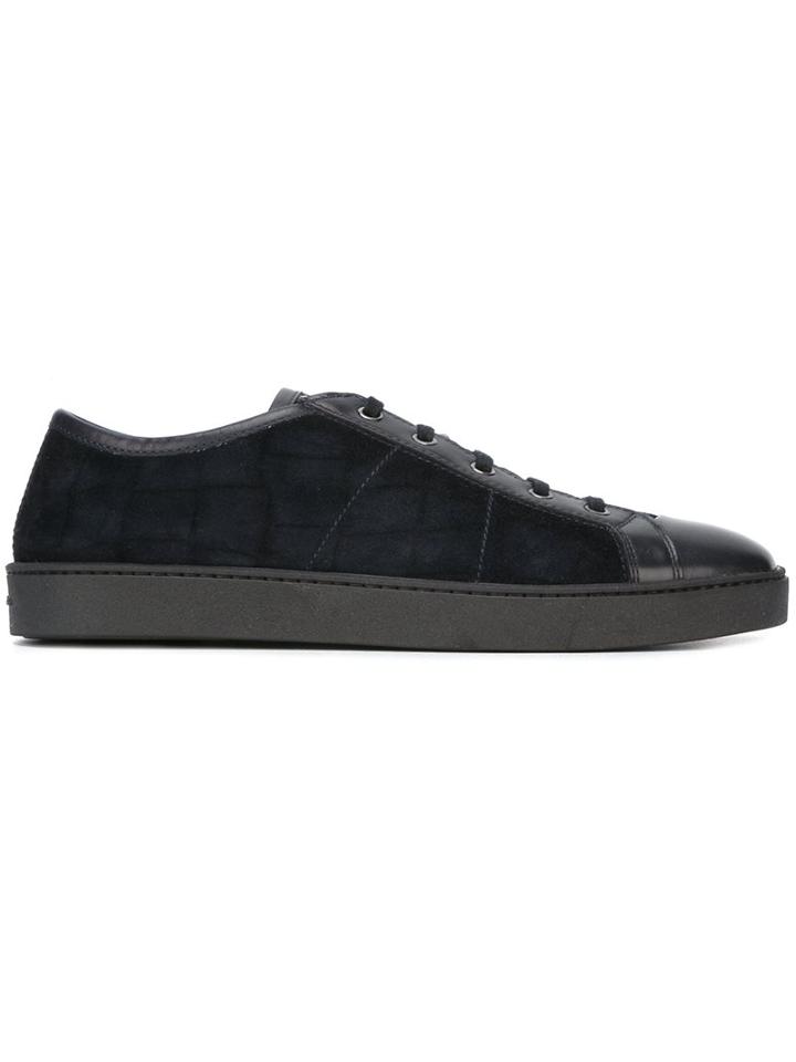 Santoni Contrast Sneakers