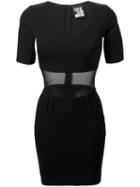 Claude Montana Vintage Mesh Panel Dress