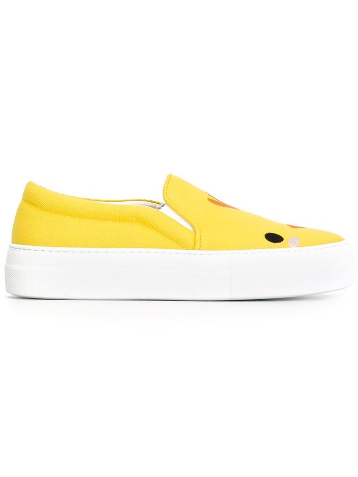 Joshua Sanders Embroidered Chick Sneakers