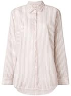 Xirena Striped Shirt - Nude & Neutrals