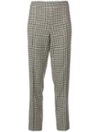 Moschino Pre-owned 2000's Pied De Poule Trousers - Black