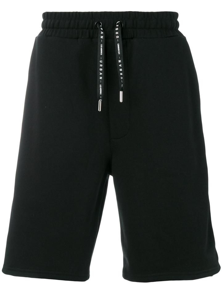 Les Hommes Urban Classic Track Shorts - Black