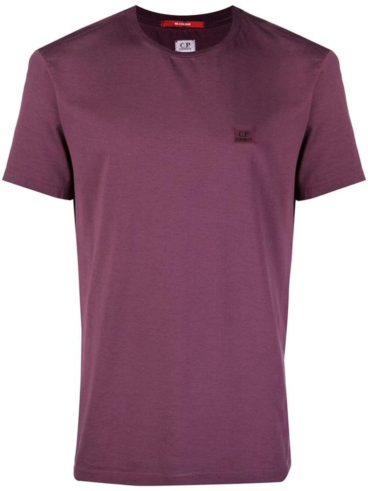Cp Company Logo Patch T-shirt - Pink & Purple