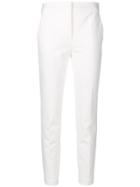 Max Mara Cropped Tailored Trousers - White