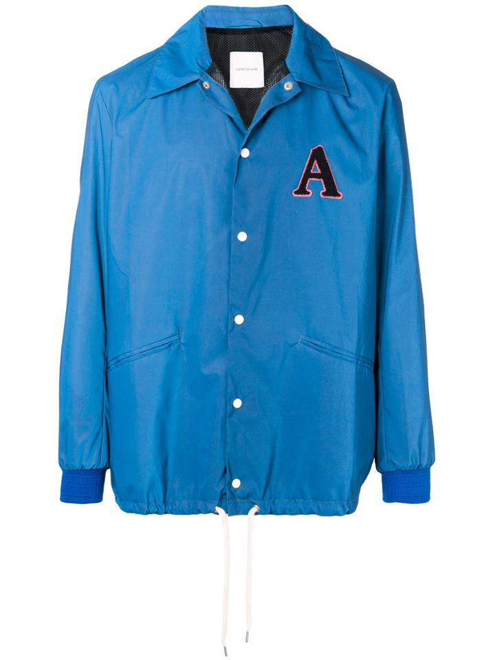 A Kind Of Guise Drawstring Bowlers Jacket - Blue