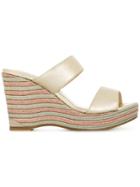 Jimmy Choo Parker Wedge Sandaks - Metallic