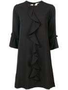 Blugirl Ruffle Trim Dress - Black