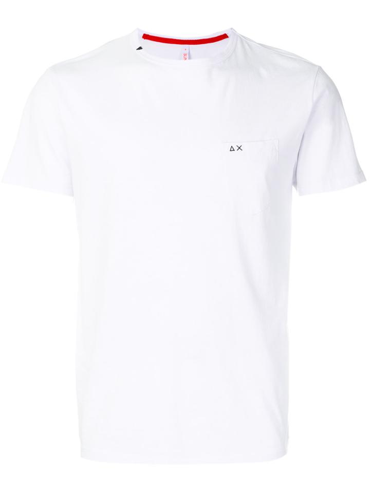 Sun 68 Patch Pocket T-shirt - White