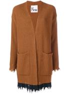 8pm Oversized Knitted Cardigan - Brown