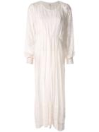 Isabel Marant Étoile Oceane Pleated Maxi Dress - White