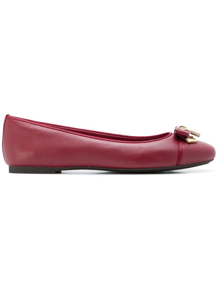 Michael Michael Kors Bow Ballerinas - Red