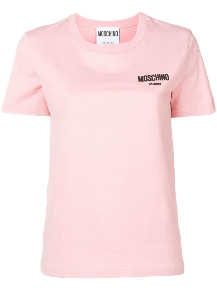 Moschino Small Logo T-shirt - Pink