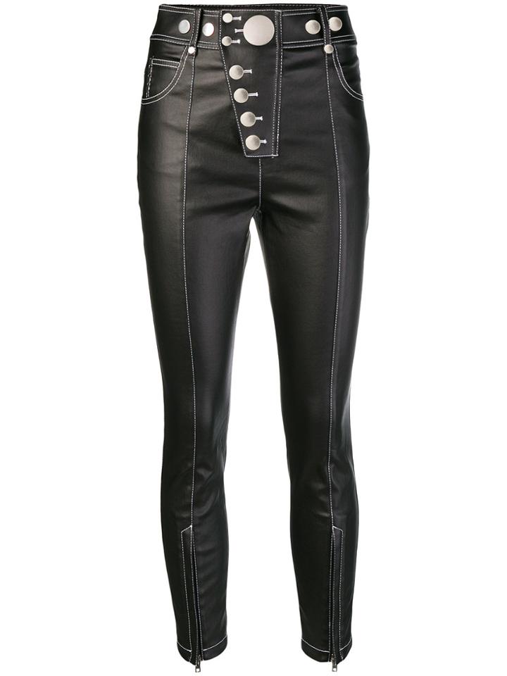 Alexander Wang Contrast Stitch Trousers - Black
