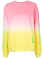 Msgm Dip-dye Sweatshirt - Pink