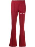Palm Angels Stripe Detail Track Pants - Red