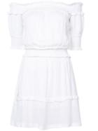 Cecilie Copenhagen - Off-shoulder Dress - Women - Viscose - 1, White, Viscose