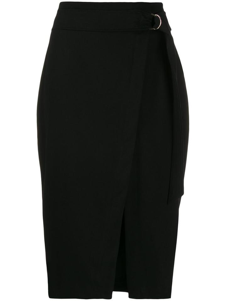 Liu Jo Belted Pencil Skirt - Black