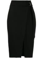 Liu Jo Belted Pencil Skirt - Black