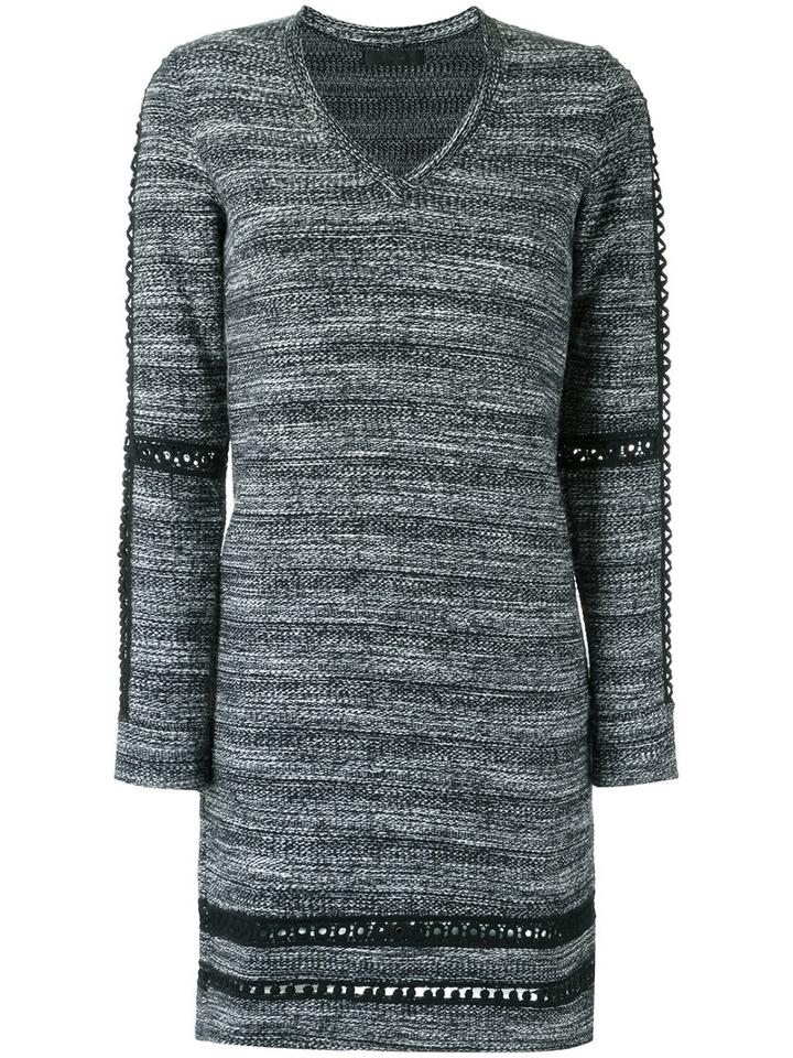 Talie Nk Knit Dress, Women's, Size: Medium, Grey, Cotton/polyester