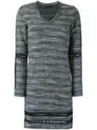 Talie Nk Knit Dress, Women's, Size: Medium, Grey, Cotton/polyester