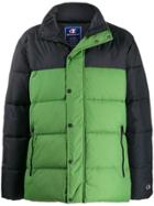 Champion Colour Block Padded Coat - Green