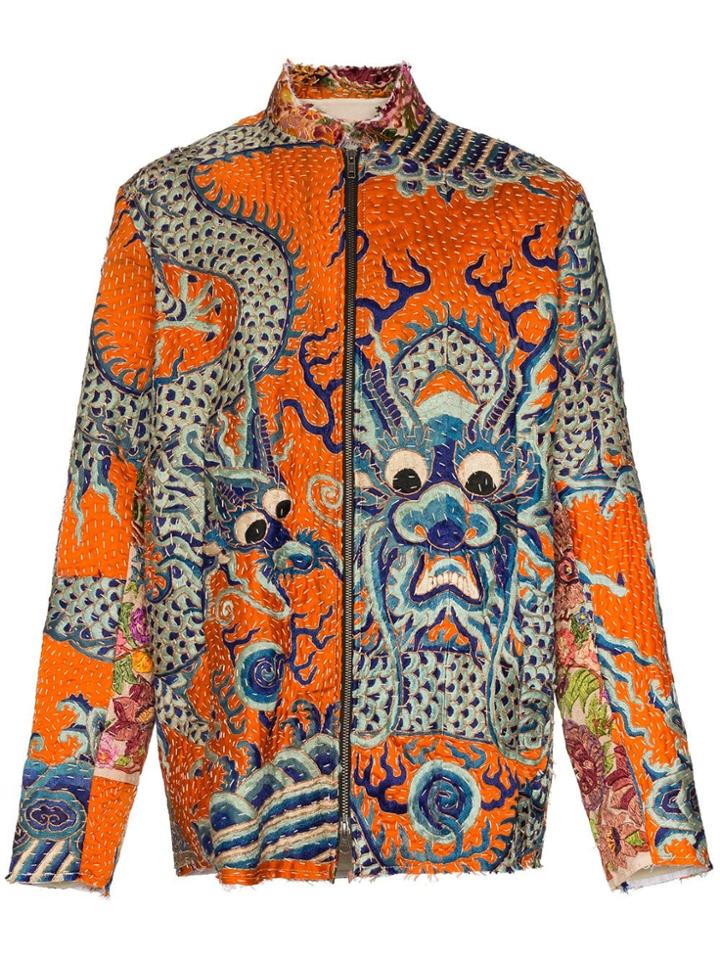 By Walid Walid 18th Qing Jkt Multi - Orange
