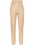 Alexandre Vauthier High-waisted Trousers - Brown