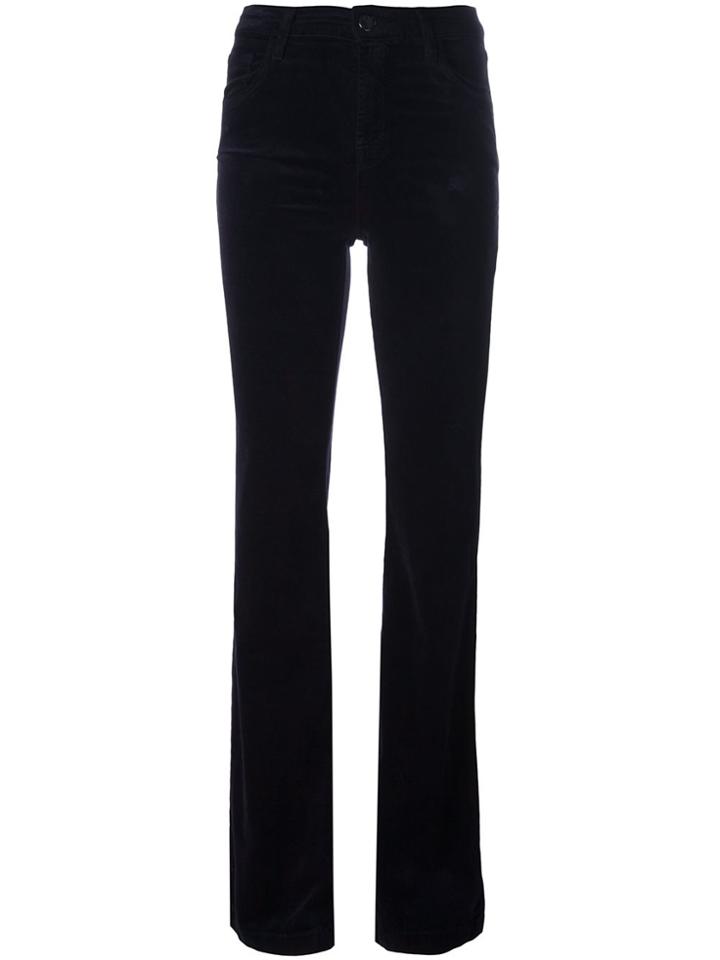 J Brand 'maria' Flared Trousers - Pink & Purple