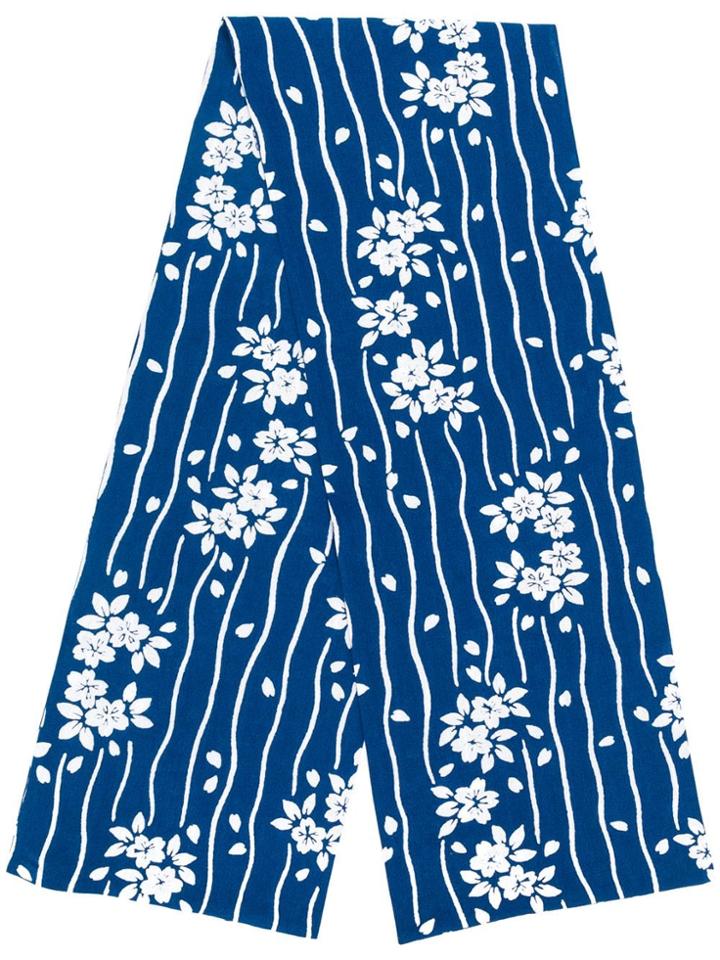 Blue Blue Japan Floral Print Scarf
