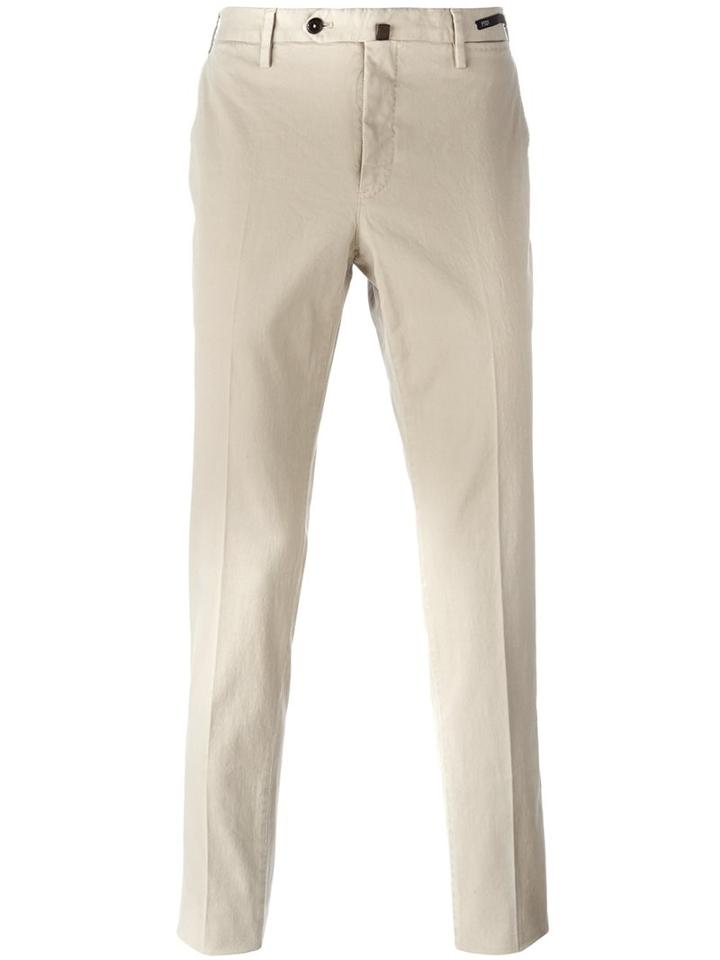 Pt01 Classic Chinos, Men's, Size: 48, Nude/neutrals, Cotton/spandex/elastane