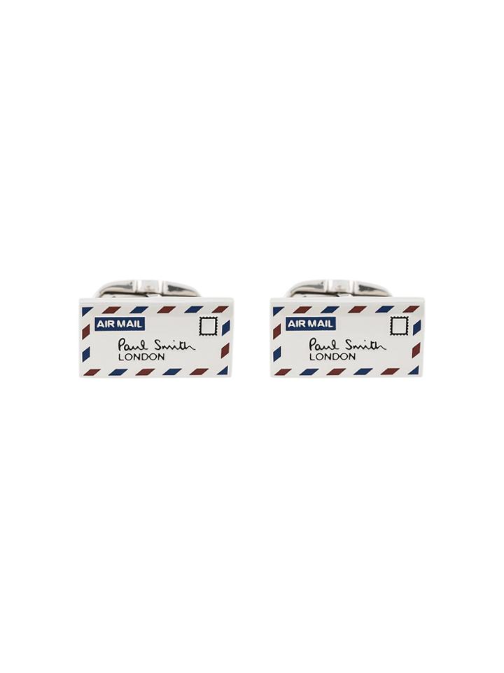 Paul Smith Airmail Letter Cufflinks - Grey