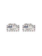 Paul Smith Airmail Letter Cufflinks - Grey