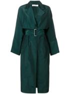 Victoria Beckham Belted Trench Coat - Green