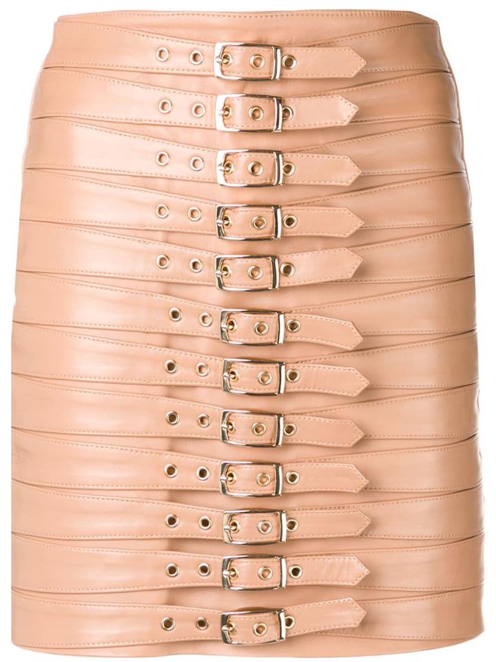 Manokhi Buckled Mini Skirt - Pink