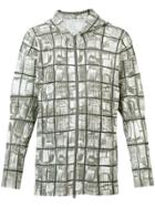 Homme Plissé Issey Miyake Zipped Pleated Hoodie - Grey