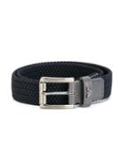 Armani Junior Buckled Belt, Boy's, Size: 75 Cm, Blue