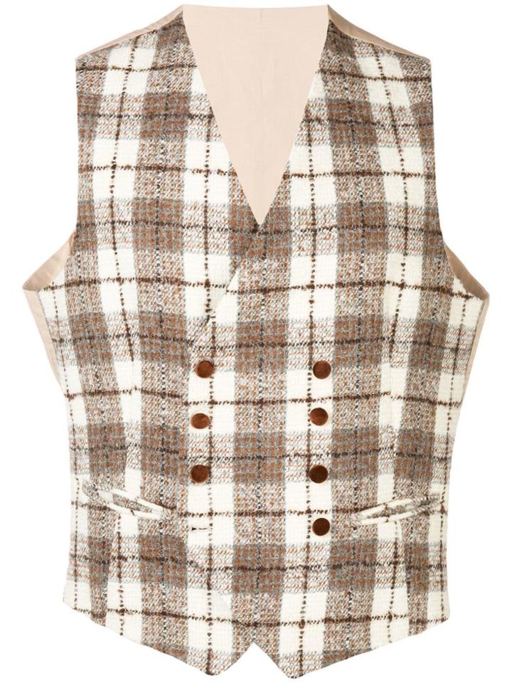 Tagliatore Klaus Double-breasted Waistcoat - Neutrals