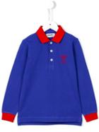 Moschino Kids Logo Polo Shirt, Boy's, Size: 10 Yrs, Blue