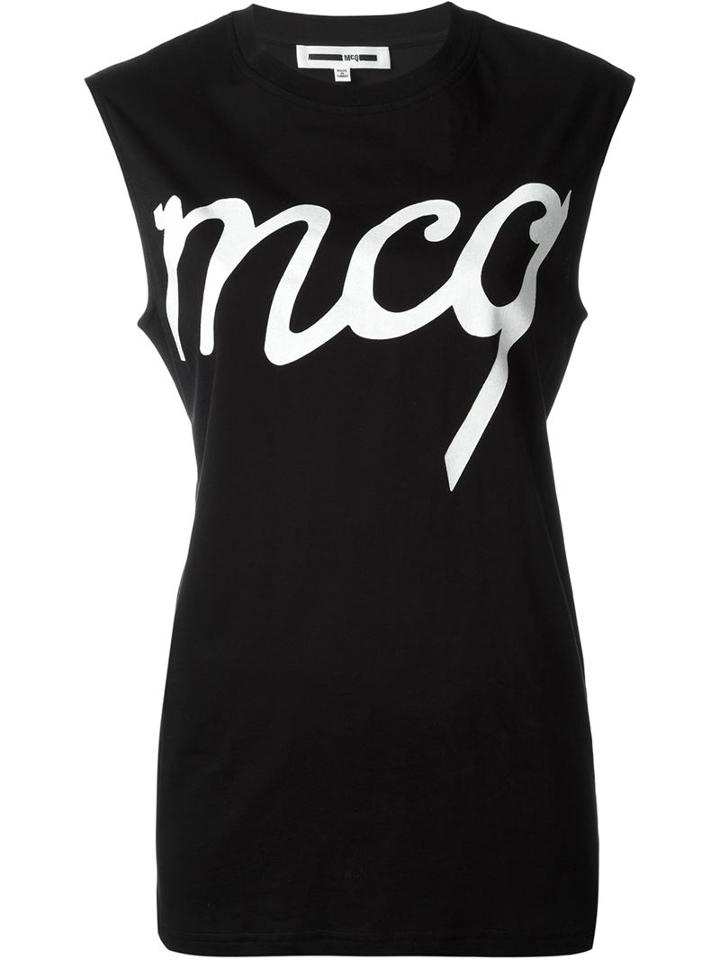 Mcq Alexander Mcqueen Handwritten Mcq Print Tank Top