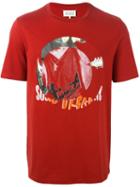 Maison Margiela Abstract Print T-shirt, Men's, Size: 50, Red, Cotton