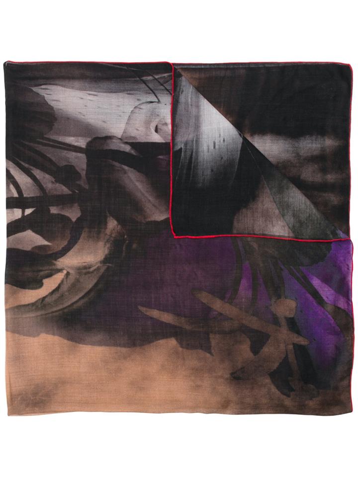 Ermanno Gallamini Border Seam Scarf - Multicolour