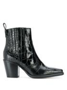 Ganni Western Boots - Black
