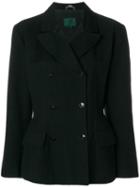 Jean Paul Gaultier Pre-owned Structured Double-breasted Blazer - Black