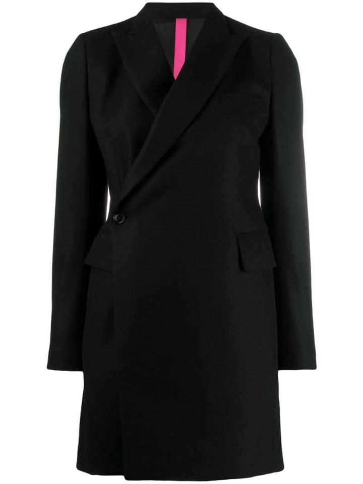 Y's Wrap Coat - Black
